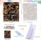 Paint by Numbers Kit for Adults & Kids – 16x20 Inch Canvas, Acrylic Painting Set with 3 Brushes – Skeleton Concert Artwork for Beginners